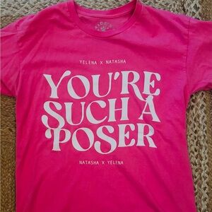 SOLD!! Marvel Black Widow Pink Graphic Tee